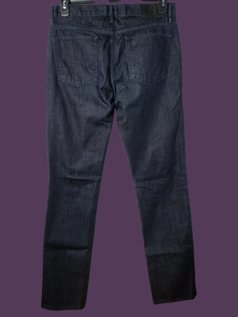 Vince Vm.212  Mens Slim-Fit Wash Denim Jeans Cotton Dark indigo Size 32